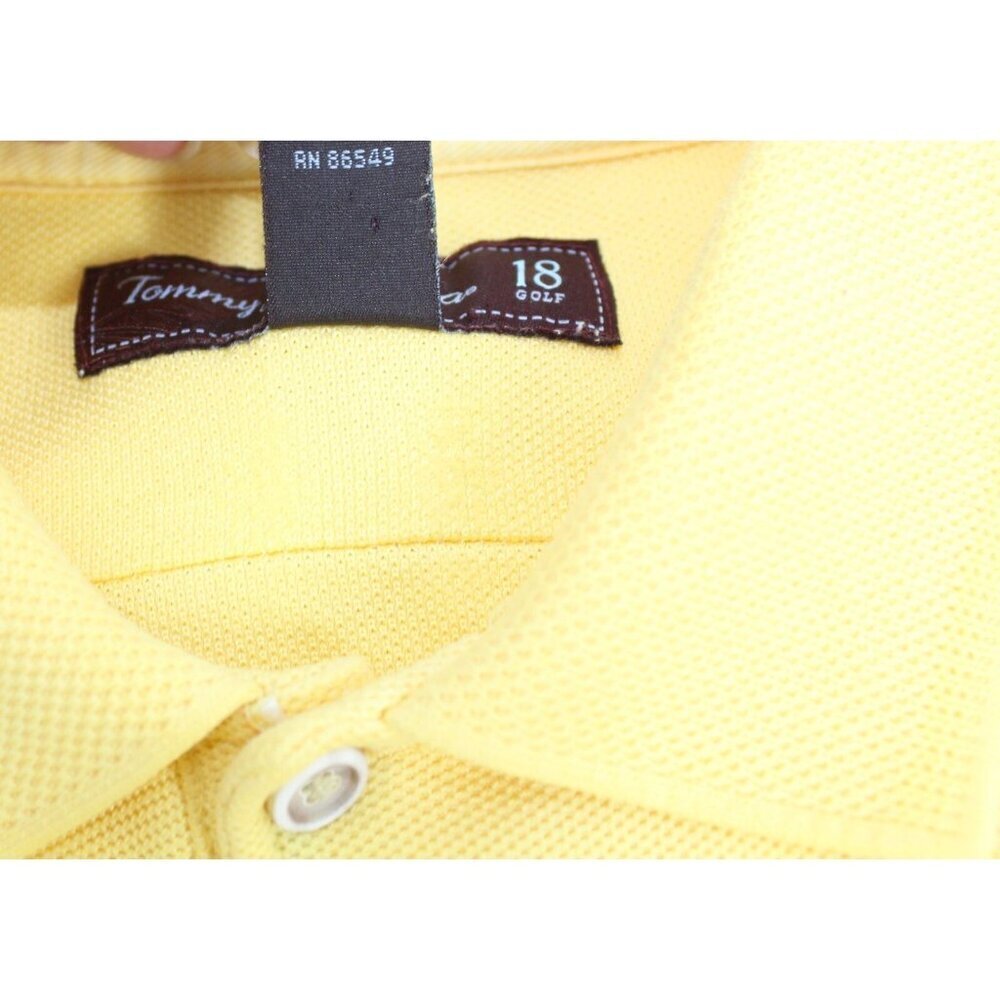 Tommy Bahama Polo 18 Golf Men's L Yellow Casual Relaxed Fit Sporty Short Sleeve - Picture 9 of 14